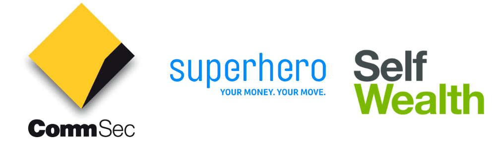 Logo for Commsec, Selfwealth and Superhero
