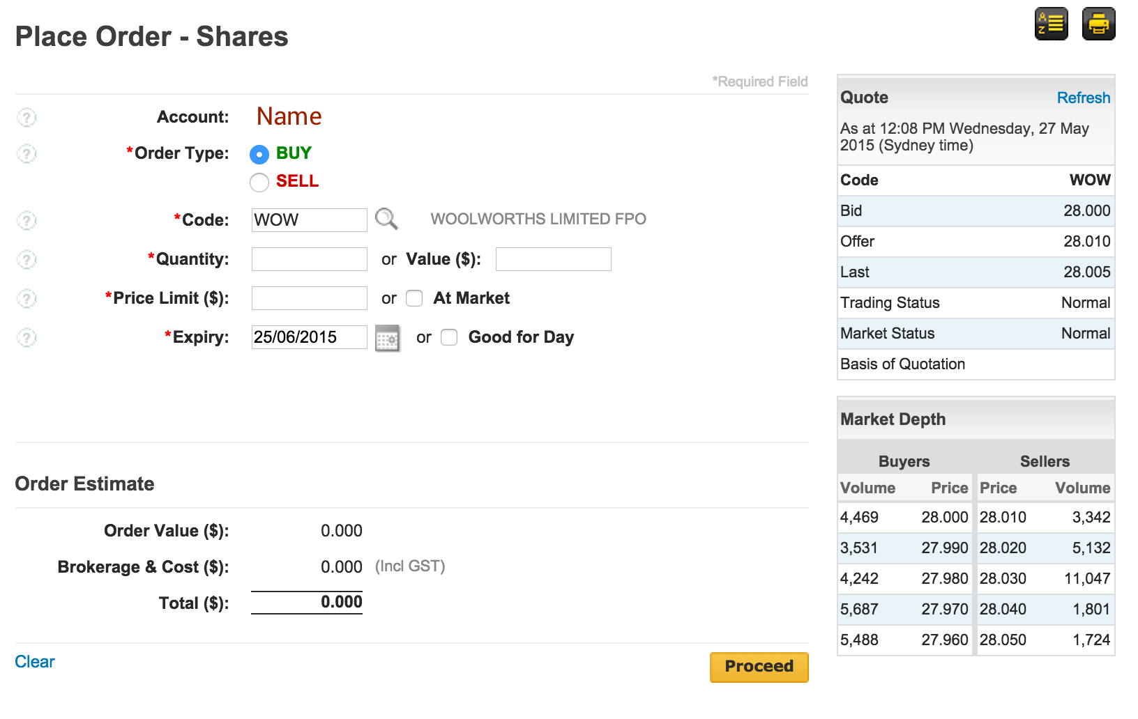 How can i purchase hot sale share