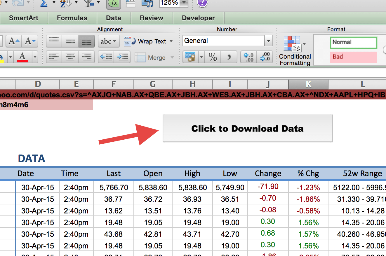 how-to-import-share-price-data-into-excel-market-index